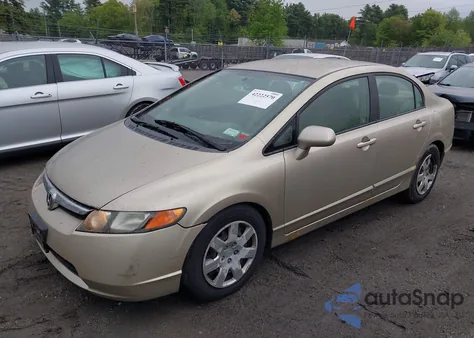 2008 Honda Civic Lx из США, поврежденный, VIN 1HGFA16528L100760